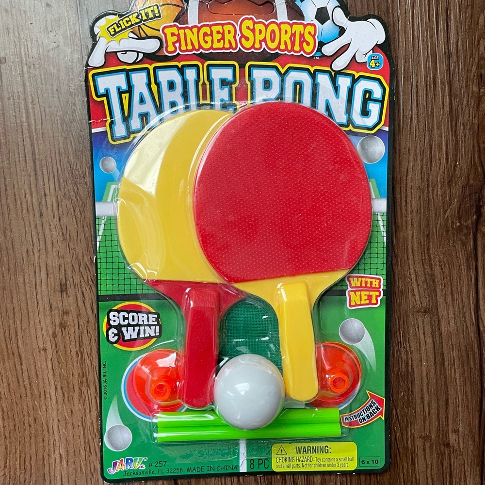 NEW Table Pong - Finger Sports Table Top Ping Pong Game